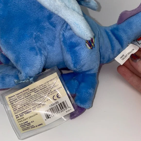Webkinz Twilight Dragon HM489 New With Code - Picture 9 of 15